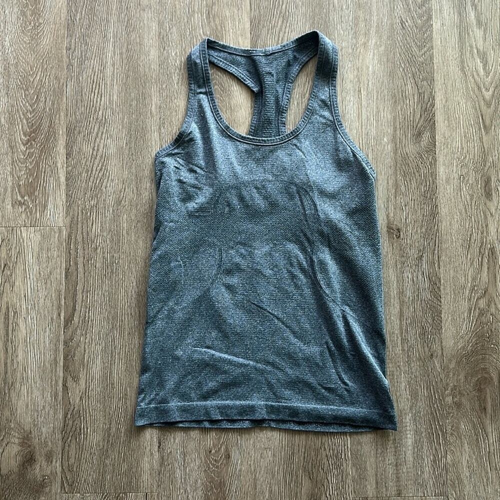 Lululemon Swiftly Racerback Tank Top Grey 6 Lightweight - Picture 1 of 5